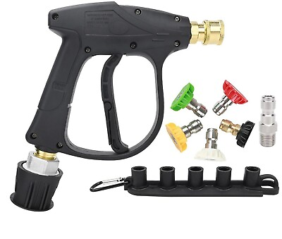 #ad Pressure Washer Water Gun for Car Cleaning Hose Connector for Pressure Washer $51.40