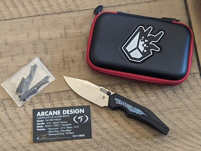 #ad Arcane Design Knife Co Preytheon With Full Zircuti Kit $535.00