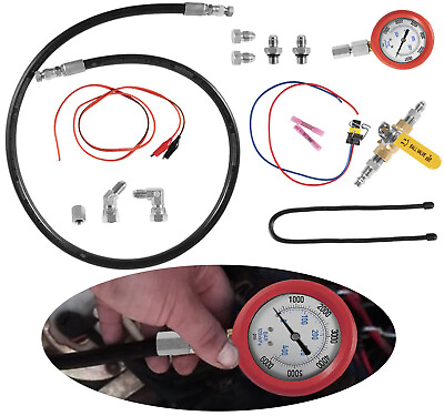 High Pressure Air Leak Text Gauge Hpop Test Tool Kit For 1994 2007 Ford 6.0 7.3L #ad $128.97