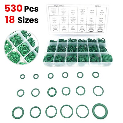 #ad Accessories O Ring Seal 530Pcs Rubber Hydraulic Washer Gasket Universal $20.01
