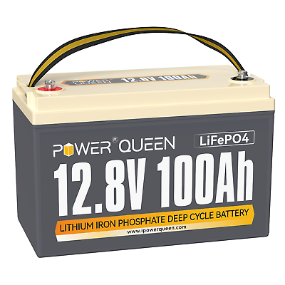 #ad 12V 100Ah LiFePO4 Deep Cycle Lithium Battery w 100A BMS for Solar RV Off grid $229.99