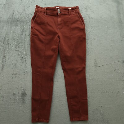 #ad Gap Jeans Women#x27;s 8 Rust High Rise Skinny Cotton Blend Denim Pants 29x27 $15.00