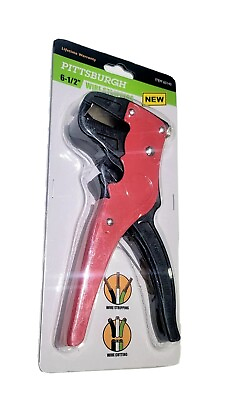 PITTSBURGH 6 1 2 in. Wire Strippers with Pressure Adjustment #ad #ad $15.80