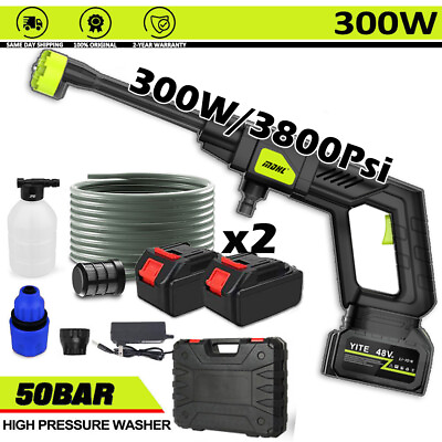 #ad High Pressure 3800PSI Car Power Washer Gun Spray Wand Lance Nozzle and Hose Kit $63.88