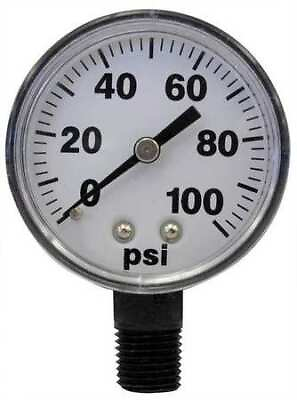 Fimco 5167007 Pressure Gauge0 To 100 Psi2In1 4In $11.86