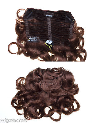 #ad Attach a Piece Curly 6 by 10 Wiglet Medium Curly Hair Pieces Clip in Extensions $34.44