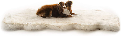 #ad PAW BRANDS Puprug Runner Faux Fur Memory Foam Orthopedic Dog Bed Pressure Relie $349.08