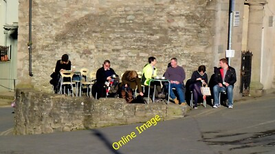 #ad Photo 6x4 Taking in the late winter sun Hay on Wye Y Gelli Gandryll Thes c2012 GBP 2.00