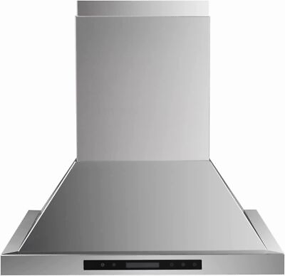 Island Mount Range Hood 36 inch with LED Lights Ceiling Chimney Stove Vent * #ad $289.99
