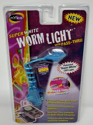 #ad Nyko Worm Light Blue for Nintendo Game Boy Color amp; Pocket New NIP $39.99