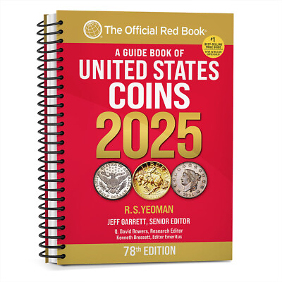 #ad A Guide Book of United States Coins quot;Red Bookquot; 2025 Spiral $17.95