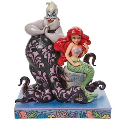#ad Jim Shore Disney Traditions Ariel amp; Ursula the Little Mermaid Figure 6010094 $56.97