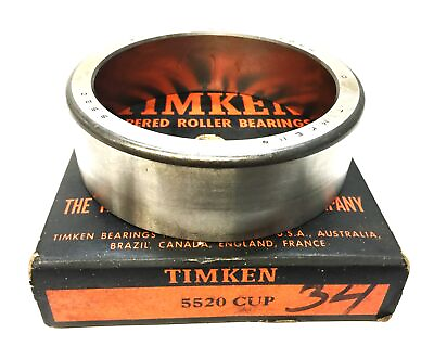 #ad Timken Tapered Roller Bearing Cup 5520 NOS $75.95