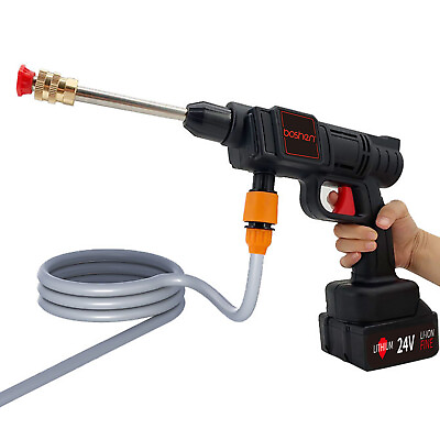 #ad Portable Cordless Pressure Washer 24V MAX Power Cleaner Kit for Cars Home Garden $42.99