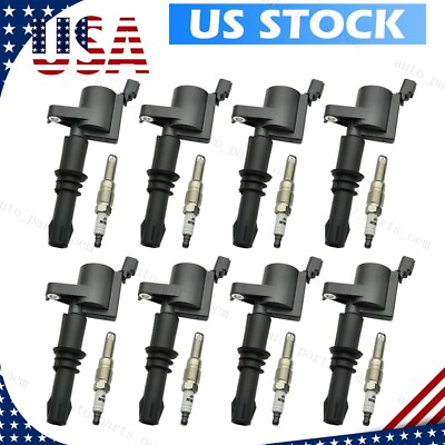 #ad #ad 8 Heavy Duty Ignition Coil amp; Platinum Spark Plug For 04 08 Ford F150 F250 FD508 $75.95