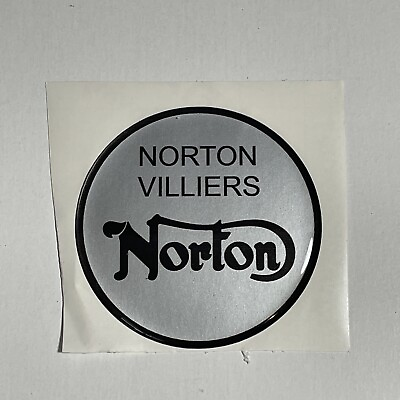 #ad Norton Villiers 06 0499 Badge Emblem Gas Fuel Tank Tailpiece Fastback 750 UK $34.00