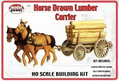 #ad Model Power Horse Drawn Lumber Carrier Kit $39.51