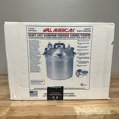 #ad #ad All American 921 21.5 Qt Heavy Cast Aluminum Pressure Cooker Canner NEW $389.99