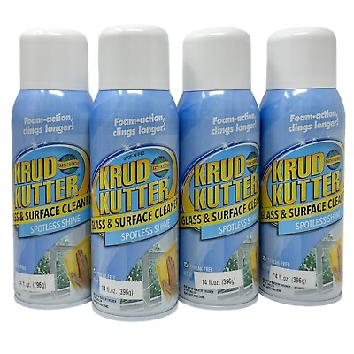 #ad Krud Kutter Multi Surface amp; Glass Cleaner Streak Free 14 fl oz 4 Pack $39.75