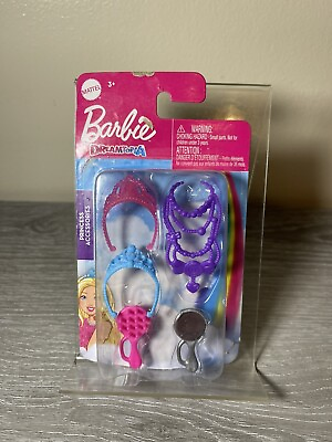 Barbie Doll Dreamtopia Princess Accessories Crowns Necklace Brush amp; Mirror New #ad $4.64