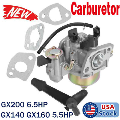 #ad Carburetor Fit For Honda 5.5Hp 6.5Hp Petrol GX160 GX140 GX200 168F Engine Carb $9.79