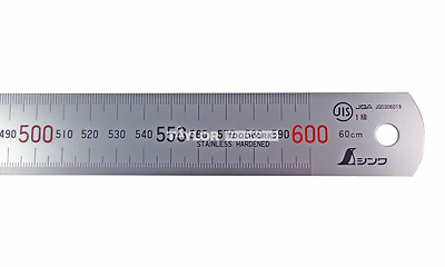 #ad Shinwa 600 mm Rigid quot;Zero Glarequot; Metric Machinist Rule Rule Scale .5mm amp; mm $34.99