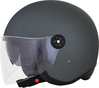 #ad FX 143 3 4 Open Face Helmet Gray w Smoke Shield Medium AFX 0104 2626 $87.95
