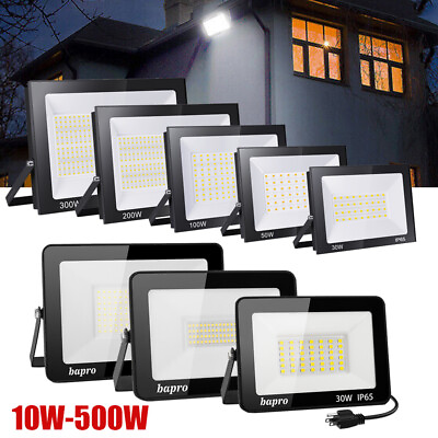 #ad LED Flood Light 500W 300W 200W 100W 50W 30W 10W Outdoor Garden Lamp Spotlight $460.99