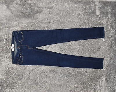 #ad Hollister Women#x27;s Size 3 Long Skinny Jeans Blue Cotton Blend $20.40
