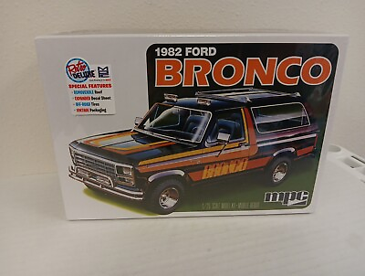 #ad MPC 1982 Ford Bronco plastic model kit 1 25 #991 New Factory Sealed $25.97