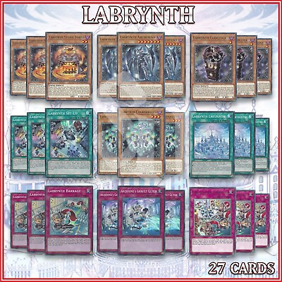 #ad #ad LABRYNTH DECK 27 Archfiend Ghastly Glitch Set Up Labyrinth Stovie TAMA YuGiOh🔥 $8.00