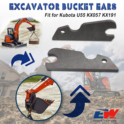 #ad Excavator Quick Attach Bucket Ears Attachment for Kubota U55 KX057 KX191 $95.99