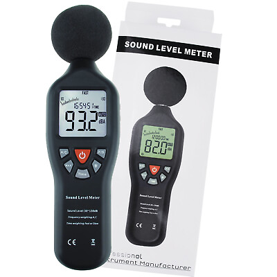 #ad High Accuracy Sound Pressure Level Meter Decibel 30 130dB Measure Noise Tester $35.88