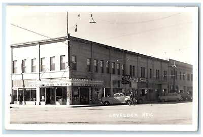 #ad c1940#x27;s Big Meadow Hotel Delta Club Cafe Lovelock Nevada NV RPPC Photo Postcard $19.97