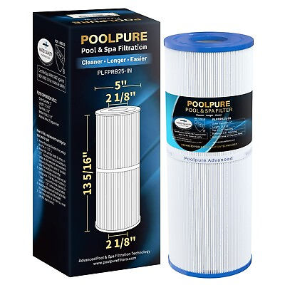#ad POOLPURE PLFPRB25 IN Hot Tub Filter Replace Unicel C 4326 Guardian 413 106 $16.99