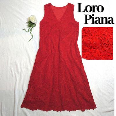 #ad Loro Piana floral pattern fully embroidered dress made in Italy big size. $550.00