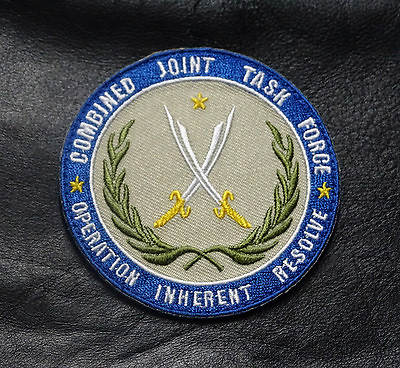 COMBINED JOINT TASK FORCE OPERATION INHERENT RESOLVE HOOK PATCH #ad #ad $7.99