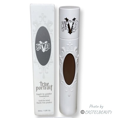 #ad Vintage Kat Von D True Postrait Liquid to Powder Foundation Deep 082 $9.99