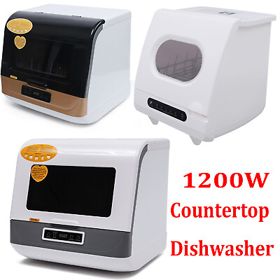 #ad Portable Countertop Dishwasher 3 5Washing Programs Display Automatic Dishwashing $171.57