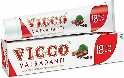#ad Vicco Vajradanti Toothpaste Herbal Ayurvedic for Gums Teeth 50g 100g 150g 200g $41.35