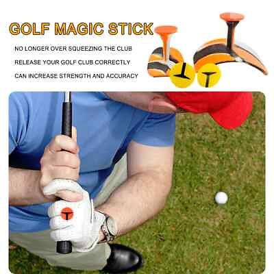 #ad #ad Golf Grip Calibrator Reduced Grip Pressure Golf Swing Trainer Magic Grip Sticker $25.39
