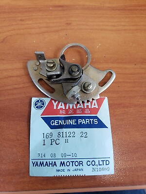 #ad GENUINE YAMAHA PARTS CONTACT BREAKER ASSEMBLY DS6 1969 1970 169 81122 22 C $21.99