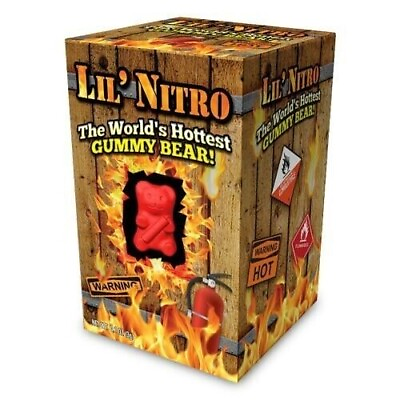 #ad Lil#x27; Nitro Gummy Bear Worlds Hottest Challenge by Flamethrower Candy Company Hot $6.99