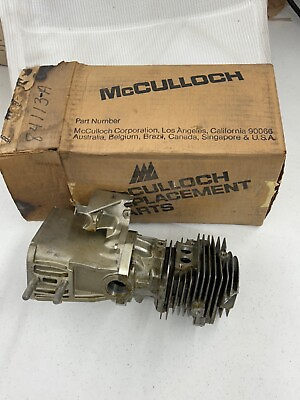 RARE NOS OEM Vintage McCulloch 84113 A Cylinder Crankcase PRO 10 10 CLOSED Shop #ad #ad $299.99