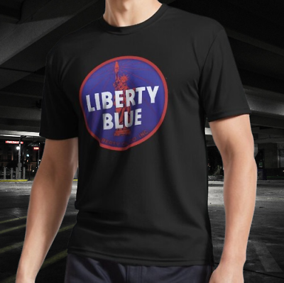 #ad Liberty Blue Gasoline Active Logo T Shirt Funny Size S to 5XL $22.99