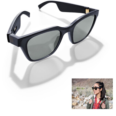 #ad Bose Frames Alto Smart Audio Sunglasses Bluetooth Open Ear Headphones Black $82.65