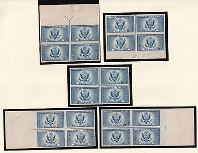 #ad 1935 Special Delivery Air Mail Sc 771 FARLEY arrow amp; center line blocks NGAI D6 $121.50
