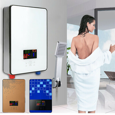 #ad 4500W Electric Tankless Water Heater Instantless Hot Heater On Demand Kitchen US $71.00