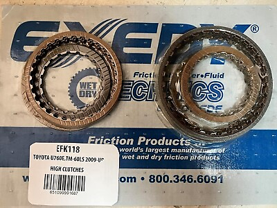 #ad Exedy Friction Kit U760E TM 60LS 2009 UP Clutch Kit with Pressure Plate for 6 S $70.00