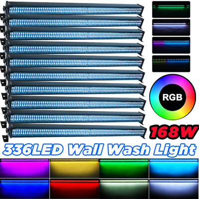 #ad 168W Wall Washer Light 336LED Bar Stage Lighting Beam DMX DJ Disco Party Light $237.49